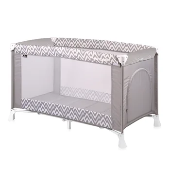 Lorelli prenosivi dečiji krevetac Verona 1 Nivo Grey Lines Lorelli prenosivi dečiji krevetac Verona 1 Nivo Grey Lines